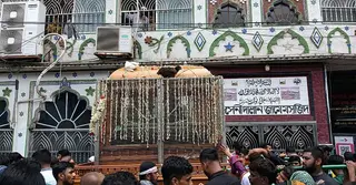কারবালার শোকগাথা স্মরণে রাজধানীতে শিয়া সম্প্রদায়ের তাজিয়া মিছিল